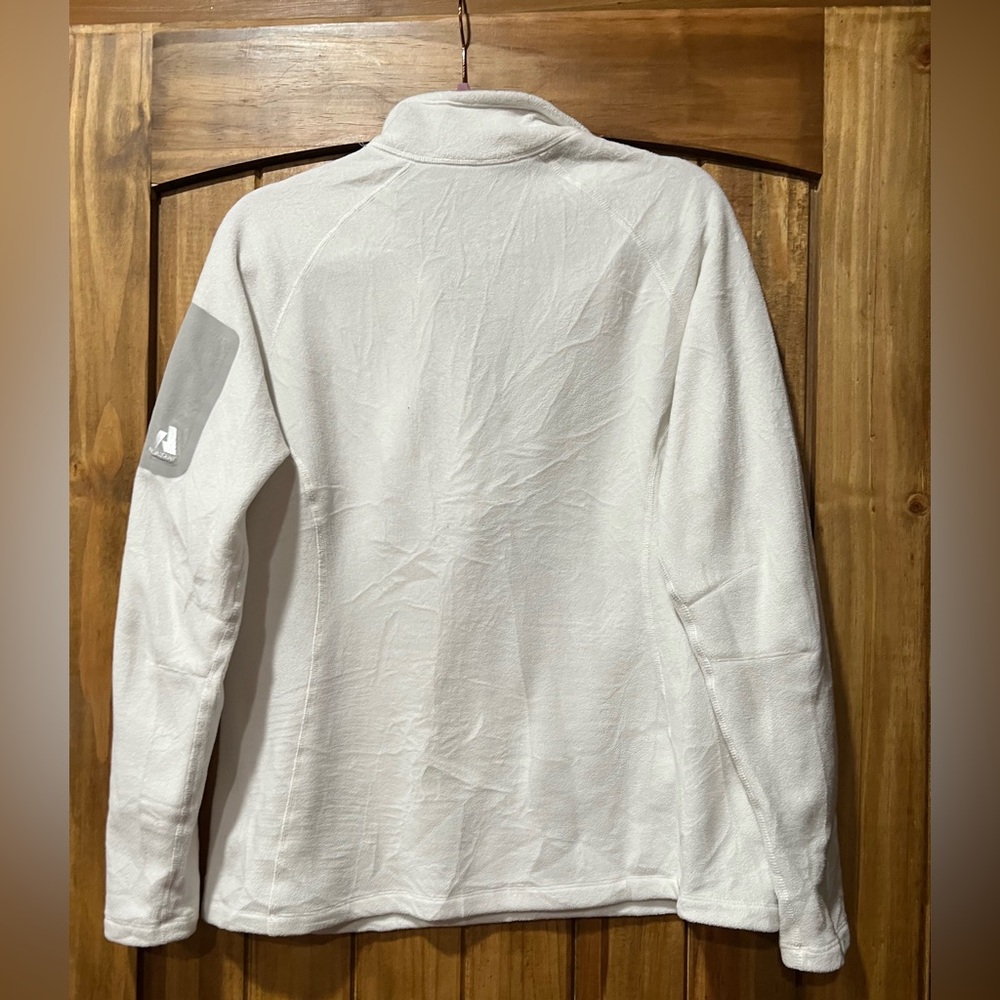 Eddie Bauer Off-White Quarter-Zip Polar-tec; FIRSTASEND Sweatshirt - Picture 4 of 7